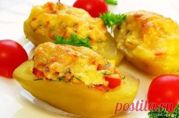 Рецепт-красавец! Фаршированный картофель