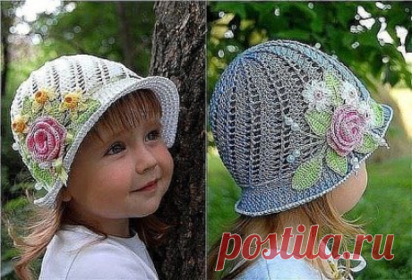 Шляпки-панамки
Нам потребуется:
пряжа - YarnArt Begonia 169м/50г (расход на саму шляпку - 1 моток);
крючки - №2,1 и №2,5.
Сокращения:
в.п. - воздушная петля
СС - соединительный столбик
СБН - столбик без накида
СН - столбик с накидом
С2Н - столбик с 2-мя накидами
С3Н - столбик с 3-мя накидами
За основу берем вот такую вот схемку, но в процессе вязания будем вносить свои коррективы. Шляпка получается на ОГ 48-50 см.
Примечания (очень надеюсь, что никого ими не запутаю):
Каждый ряд начинается с 4 в