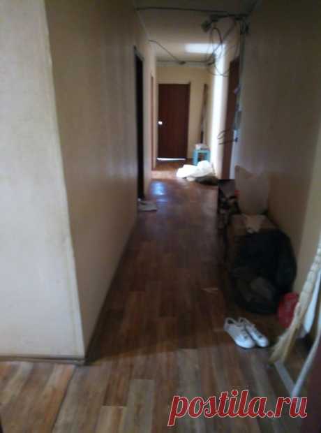 Ремонт коридора. Стены сделала своими руками. Автор - Инна Макарова
