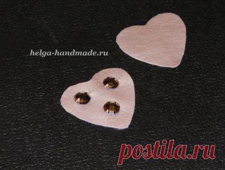 Брошь "Сердечко"