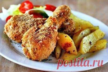 Хрустящие куриные ножки