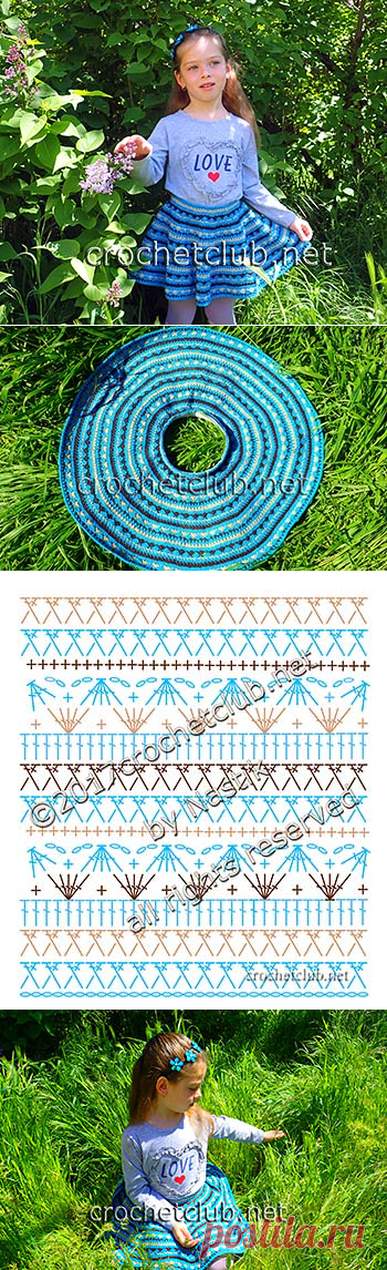 Юбка крючком - Вязание Крючком. Блог Настика