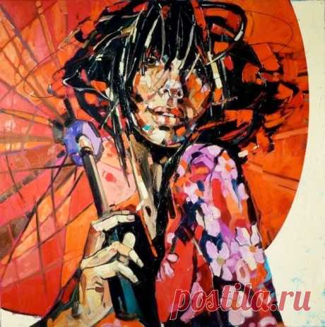 Яркие и энергичные портреты женщин. Anna Bocek