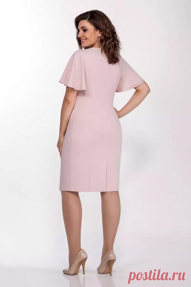 Платье, Lakona, 1343 пудровый Купить с доставкой Дама бай