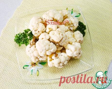 Быстромаринованная цветная капуста в микроволновке - кулинарный рецепт