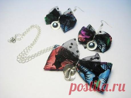 Очень красивое украшение из ткани своими руками. Мастер класс / Прочие виды рукоделия / Другие виды рукоделия