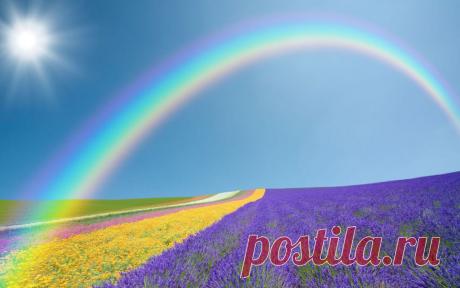 Почему радуга имеет форму дуги? Могла бы быть квадратной!