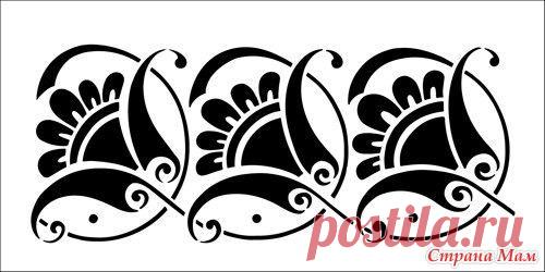 Цветочные трафареты для творчества. - Клуб рукоделия - Страна Мам