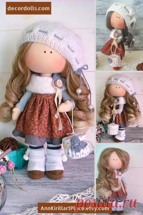 Fabric Rag Doll Portrait Custom Doll Baby Room Doll Art | Etsy