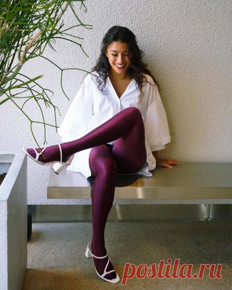 Черные колготки — уже не то: вот новый тренд для красивых ножек | Femmie