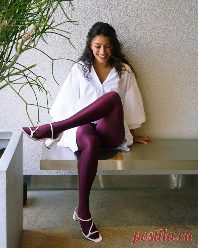 Черные колготки — уже не то: вот новый тренд для красивых ножек | Femmie