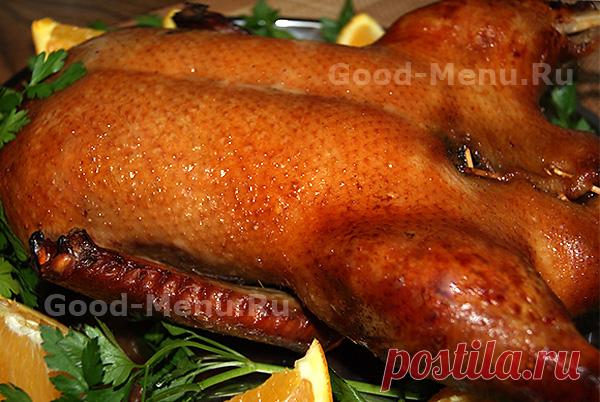 Утка с медом в духовке - пошаговый рецепт с фото