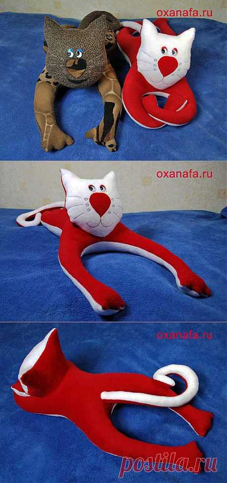Мягкая игрушка кота своими руками. » Рукоделие своими руками.