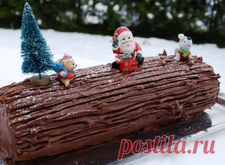 Buche de Noel (рождественское полено)— главный десерт Нового года и тема для фантазии кондитеров всего мира.