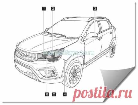 Chery Tiggo 2 - руководство, лампы, характеристики
