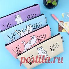 (1 Шт./Продажа Kawaii Пенал Холст Школьные Принадлежности…