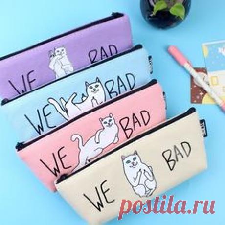 (1 Шт./Продажа Kawaii Пенал Холст Школьные Принадлежности…