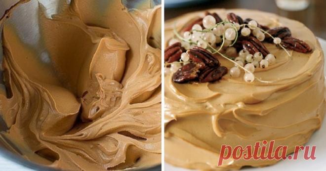 Карамельный крем для тортов, пирожных, эклеров и шу Редко где в кондитерской найдешь подобный вкус.