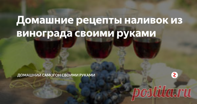 Домашние рецепты наливок из винограда своими руками Мало кто знает, что из винограда получается не только хорошее вино, но и вкусные полезные настойки. Если вы хотите удивить своих друзей и членов семьи вкусной наливочкой или просто побаловать себя, то наливка из винограда в домашних условиях то, что вам нужно.
Наливки домашней заготовки отличаются от магазинных не только большим содержанием полезных веществ и огромным выбором вкусов. Виноградные о