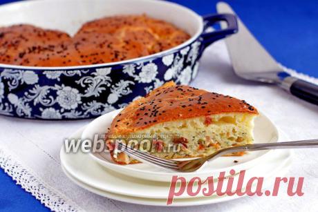 Быстрый пирог с капустой и копчёной курицей рецепт с фото, как приготовить на Webspoon.ru