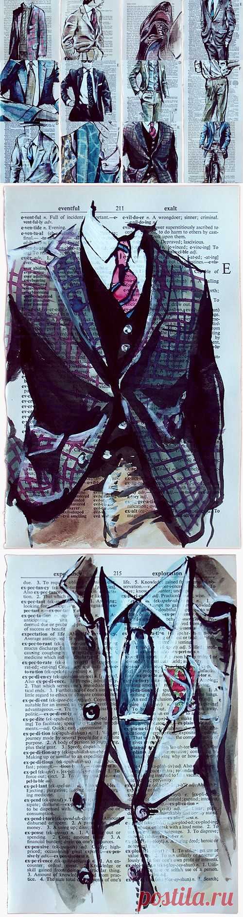 Лукбук на книжных страницах (Diy) Читай город / Арт-объекты / Модный сайт о стильной переделке одежды и интерьера