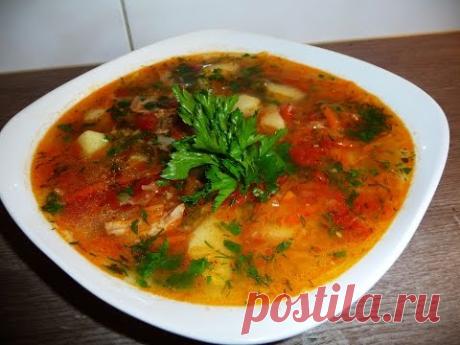 Украинский суп с кислой капустой и пшеном капустняк