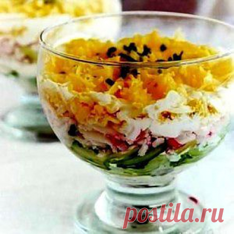 Салат ;Вкусный - простой рецепт оригинального салата