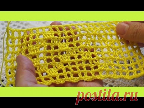 Необычное заполнение филейной клетки ( узор № 135)