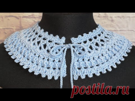✨ Воротничок для первоклашки ✨ Раппорт узор 3 петли + 1✨