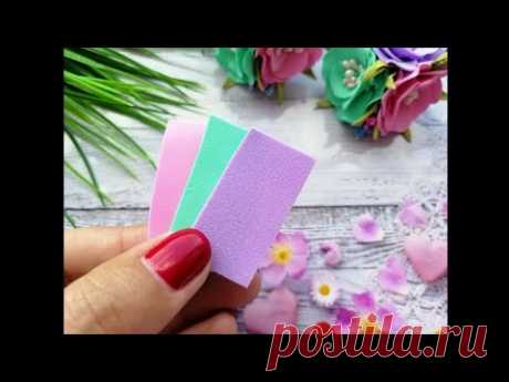 Их Всегда ЗАКАЗЫВАЮТ много🌸 Цветы из фоамирана, резинки для волос foamiran flowers