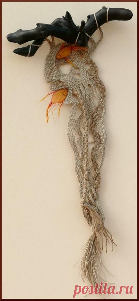 Инсталляции из ниток Агнес Герцлед — Рукоделие