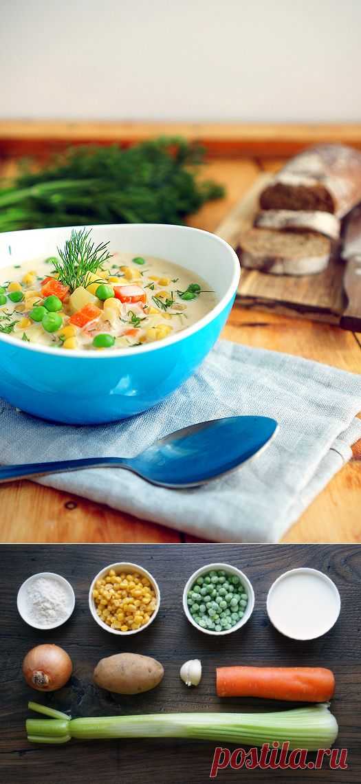 Кукурузный суп. Рецепт Джейми Оливера