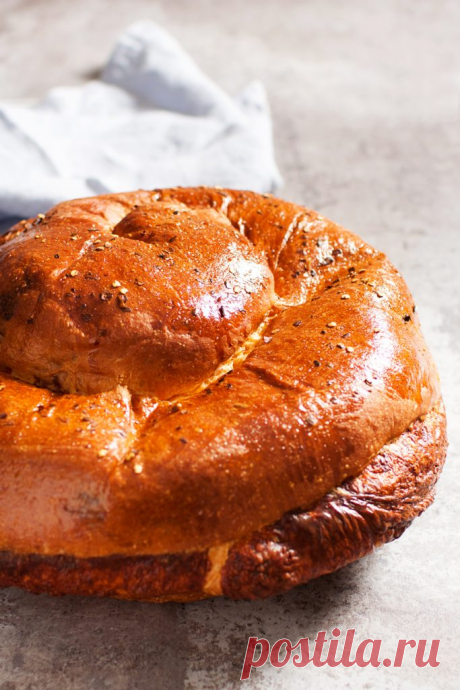 Пряный Деревенский Сырный Хлеб - Я Домохозяин