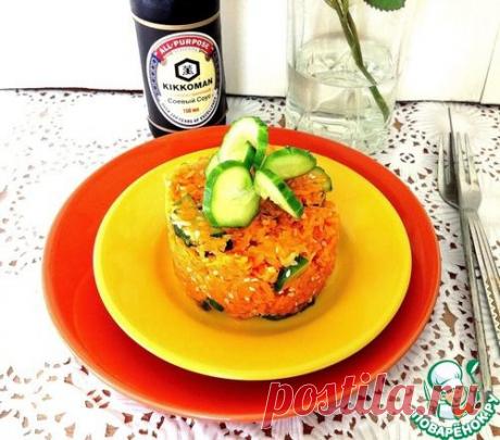 Пряный морковный салат с огурцом - кулинарный рецепт