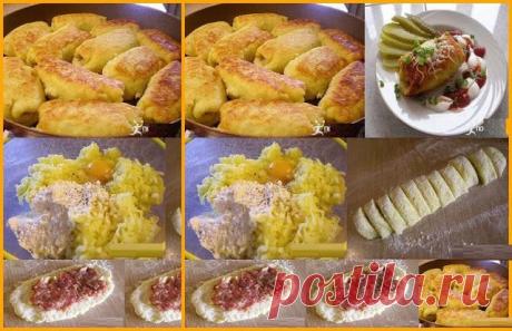 Шустрый повар.: Картофельные рулетики
