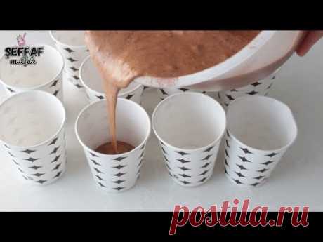 Сделайте удивительные торты из бумажных стаканчиков ❗❗ быстро и вкусно
