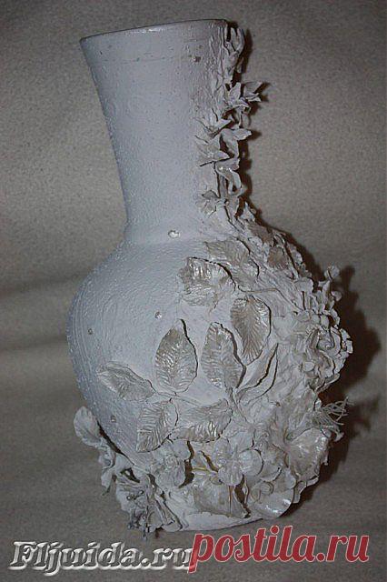 Декор предметов холодным фарфором