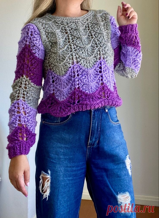 В тренде снова: возвращение полосатых свитеров | MG Meldi_knit | Дзен