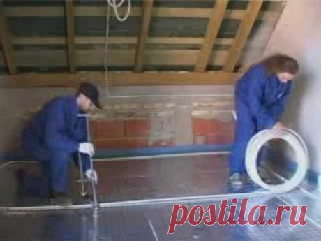 Технология монтажа подпольного водяного отопления