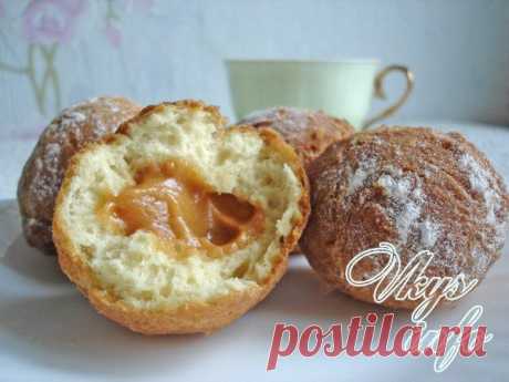 Пончики со сгущенкой внутри