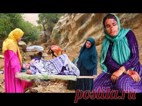 The nomadic girl was beaten by robbers and taken to the hospital