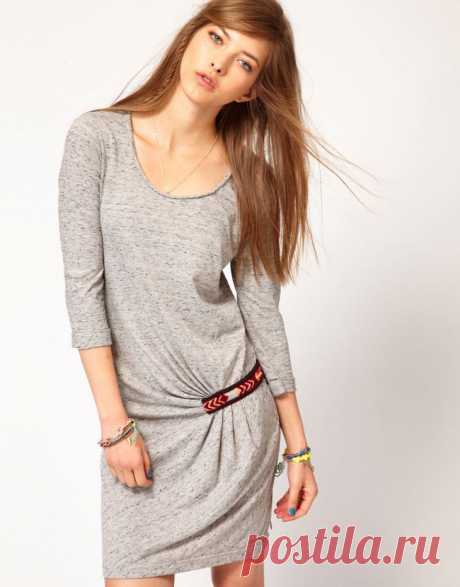 Идея уменьшения платья от Maison Scotch / Платья Diy / Модный сайт о стильной переделке одежды и интерьера