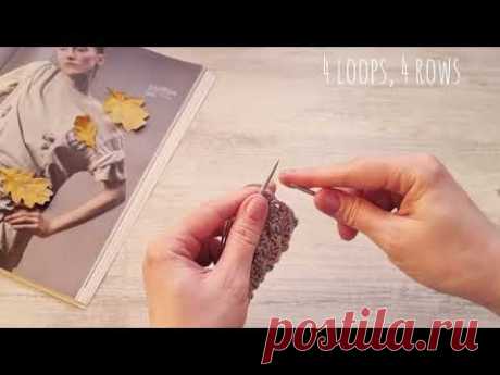 Фактурная плетёнка на спицах❤️🧶knitting pattern.