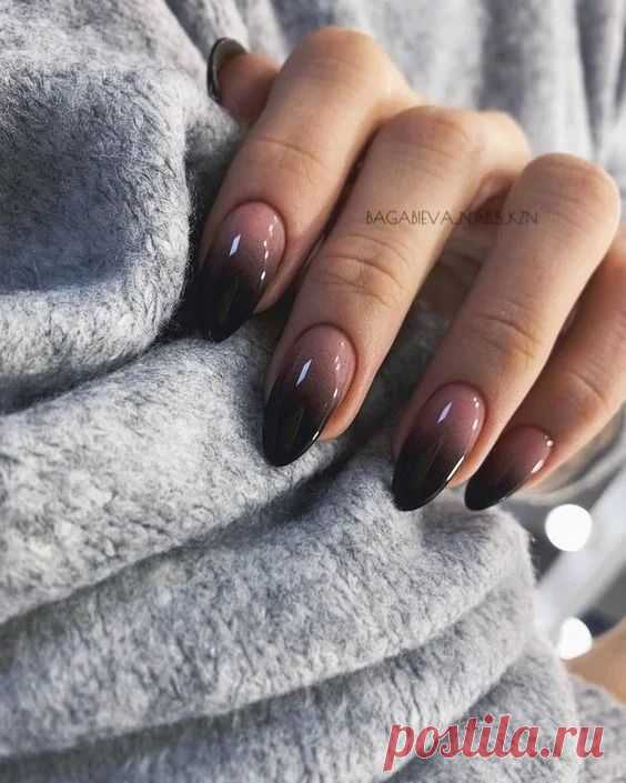 Эффектный градиент на ногтях в разных оттенках 2020 - Modnail.ru - Красивый маникюр