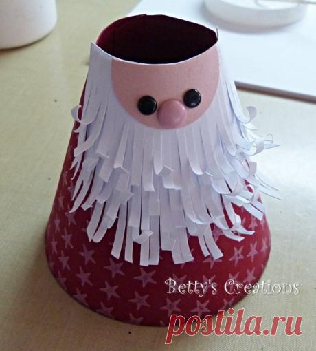 Новогодние гномики из бумаги