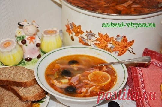 Как приготовить солянка мясная с картофелем - рецепт, ингридиенты и фотографии