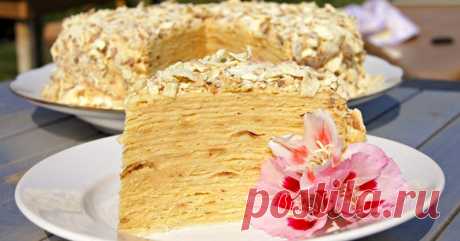 Ленивый «Наполеон» из лаваша: получается высоченным и суперпропитанным! О креме сегодня особое слово.