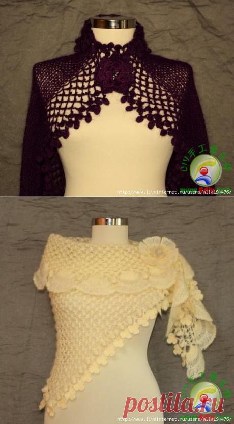 Цитата: Идеи для болеро и шалей.