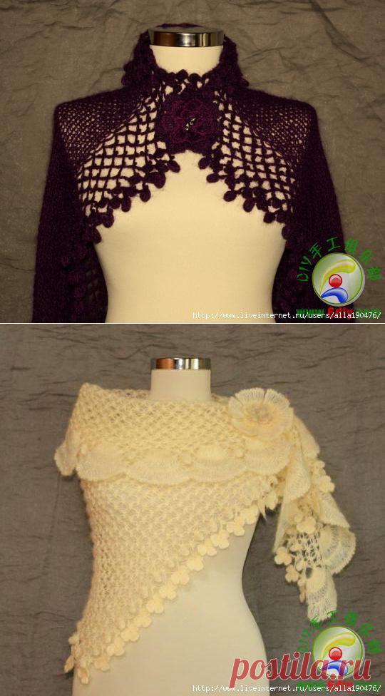 Цитата: Идеи для болеро и шалей.