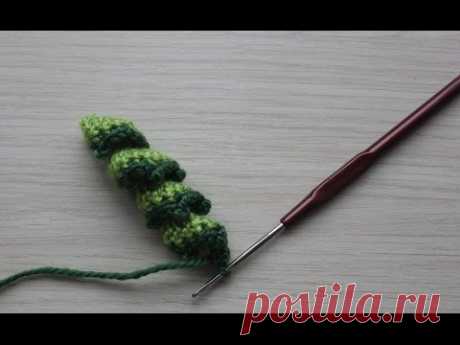 Вязание крючком. Урок 23 - Завиток (спираль) | Сurl crochet